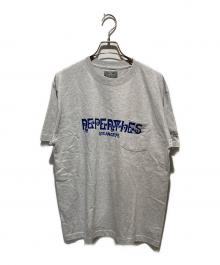 Unlikely×NEPENTHES（アンライクリー×ネペンテス）の古着「LOGO POCKET T-SHIRT」｜グレー