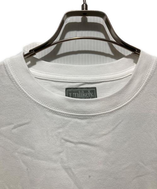 Unlikely（アンライクリー）Unlikely (アンライクリー) NEPENTHES (ネペンテス) LOGO POCKET T-SHIRT ホワイト サイズ:Lの古着・服飾アイテム
