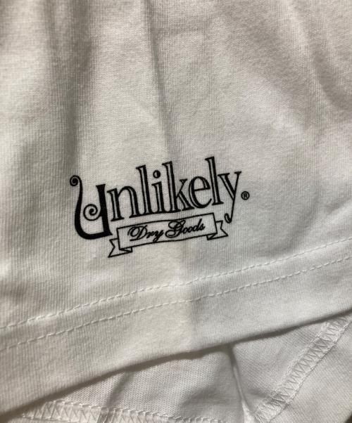 Unlikely（アンライクリー）Unlikely (アンライクリー) NEPENTHES (ネペンテス) LOGO POCKET T-SHIRT ホワイト サイズ:Lの古着・服飾アイテム