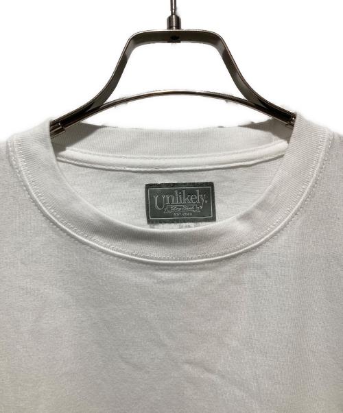Unlikely（アンライクリー）Unlikely (アンライクリー) NEPENTHES (ネペンテス) LOGO POCKET T-SHIRT ロゴ ポケット Tシャツ ホワイト サイズ:Lの古着・服飾アイテム