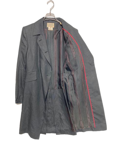 HERMES（エルメス）HERMES (エルメス) 裏地ロゴリネンコート ブラック サイズ:38の古着・服飾アイテム