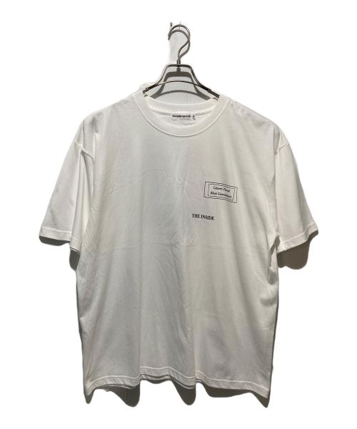 Cabaret Poval（キャバレーポバール）Cabaret Poval (キャバレーポバール) FRAMED TEE ホワイト サイズ:XXLの古着・服飾アイテム