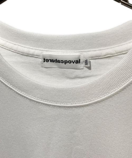 Cabaret Poval（キャバレーポバール）Cabaret Poval (キャバレーポバール) FRAMED TEE ホワイト サイズ:XXLの古着・服飾アイテム