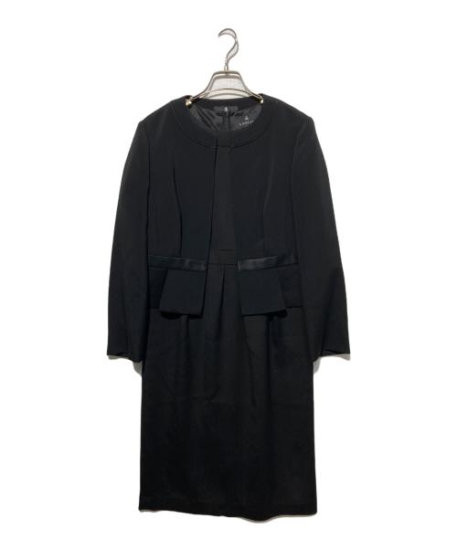 LANVIN NOIR（ランバン ノワール）LANVIN NOIR (ランバン ノワール) フォーマル ジャケット+ワンピース ブラック サイズ:36の古着・服飾アイテム