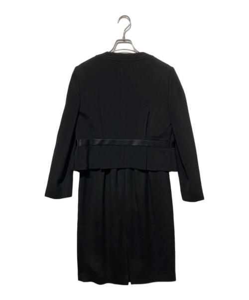 LANVIN NOIR（ランバン ノワール）LANVIN NOIR (ランバン ノワール) フォーマル ジャケット+ワンピース ブラック サイズ:36の古着・服飾アイテム