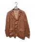 ARMANI COLLEZIONI（アルマーニ コレツィオーニ）の古着「リネン テーラードジャケット」｜ブラウン