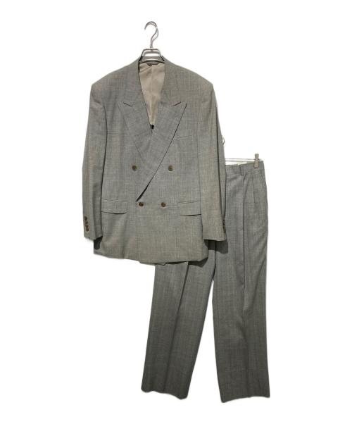 Christian Dior MONSIEUR（クリスチャンディオールムッシュ）Christian Dior MONSIEUR (クリスチャンディオールムッシュ) ダブル セットアップスーツ グレー サイズ:A6の古着・服飾アイテム