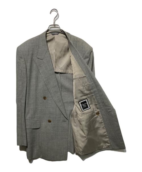 Christian Dior MONSIEUR（クリスチャンディオールムッシュ）Christian Dior MONSIEUR (クリスチャンディオールムッシュ) ダブル セットアップスーツ グレー サイズ:A6の古着・服飾アイテム