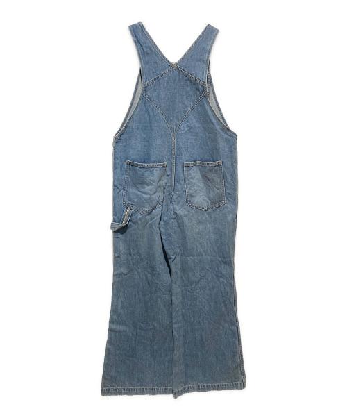 JOHNBULL（ジョンブル）Johnbull (ジョンブル) デニムフレアオーバーオール インディゴ サイズ:Mの古着・服飾アイテム
