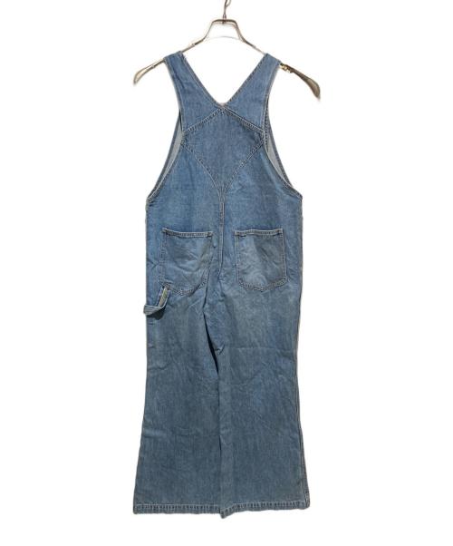 JOHNBULL（ジョンブル）Johnbull (ジョンブル) デニムフレアオーバーオール インディゴ サイズ:Mの古着・服飾アイテム