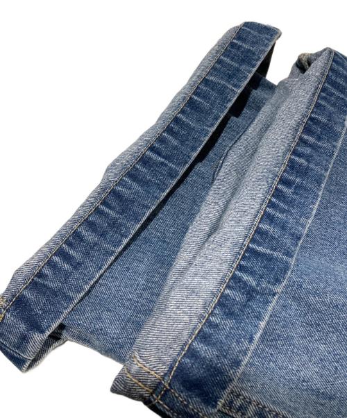 JOHNBULL（ジョンブル）Johnbull (ジョンブル) デニムフレアオーバーオール インディゴ サイズ:Mの古着・服飾アイテム