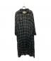 REMI RELIEF（レミレリーフ）の古着「オンブレチェックシャツワンピース/CHECK SHIRT DRESS」｜ブラック
