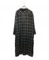 REMI RELIEF (レミレリーフ) オンブレチェックシャツワンピース/CHECK SHIRT DRESS ブラック サイズ:Free：20000円