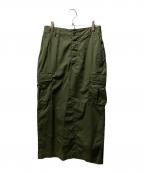 CIOTAシオタ）の古着「JungleFatigueSkirt」｜カーキ
