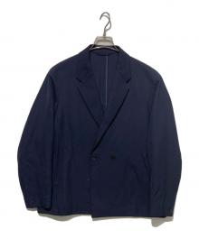STUDIOUS（ステュディオス）の古着「VISCOSE WOOL JACKET テーラードジャケット」｜ネイビー