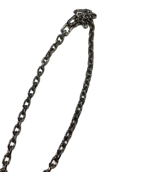 GIVENCHY（ジバンシィ）GIVENCHY (ジバンシィ) パドロック ネックレス シルバー×ブラックの古着・服飾アイテム