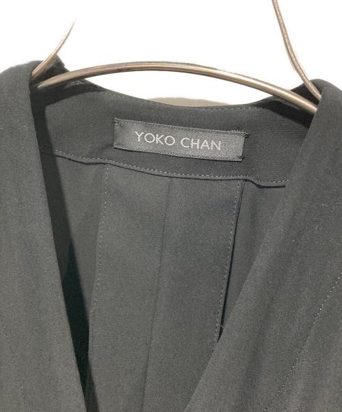 YOKO CHAN（ヨーコチャン）YOKO CHAN (ヨーコチャン) ノースリーブオールインワン ブラック サイズ:38の古着・服飾アイテム