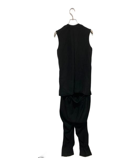 YOKO CHAN（ヨーコチャン）YOKO CHAN (ヨーコチャン) ノースリーブオールインワン ブラック サイズ:38の古着・服飾アイテム