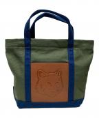 maison kitsuneメゾンキツネ）の古着「2WAYショルダーバッグ」｜カーキ