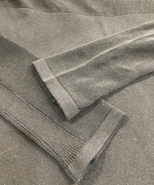 RITAN（リタン）RITAN (リタン) Sheer line Knit Tops ブラック サイズ:FREEの古着・服飾アイテム