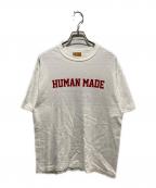 HUMAN MADEヒューマンメイド）の古着「Classic T-Shirt クラシック Tシャツ」｜レッド×ホワイト