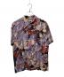 Sun Surf（サンサーフ）の古着「百虎アロハシャツ」｜ブラック×パープル