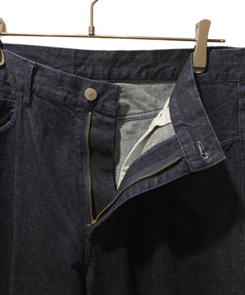 STEVEN ALAN（スティーブンアラン）STEVEN ALAN (スティーブンアラン) 12oz DENIM 5P BAGGY TAPERED PANTS/デニムパンツ インディゴ サイズ:Lの古着・服飾アイテム