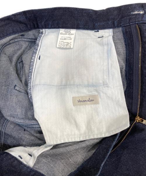 STEVEN ALAN（スティーブンアラン）STEVEN ALAN (スティーブンアラン) 12oz DENIM 5P BAGGY TAPERED PANTS/デニムパンツ インディゴ サイズ:Lの古着・服飾アイテム