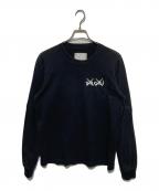 sacai×KAWSサカイ×カウズ）の古着「Embroidery Long Sleeve」｜ブラック