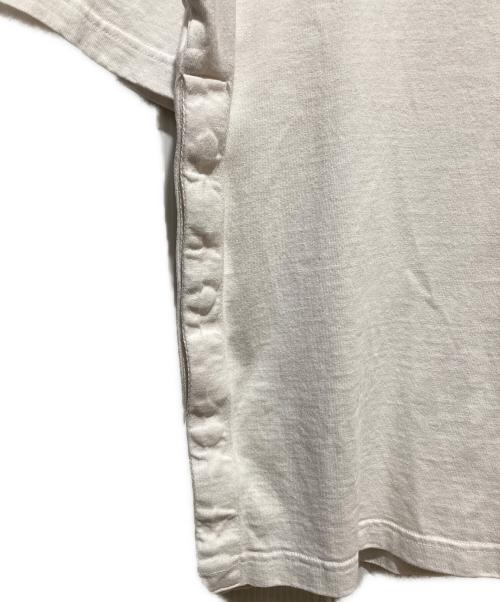 sacai（サカイ）sacai (サカイ) Flower Embroidery T-Shirt フラワー エンブロイダリー Tシャツ ホワイト サイズ:1の古着・服飾アイテム