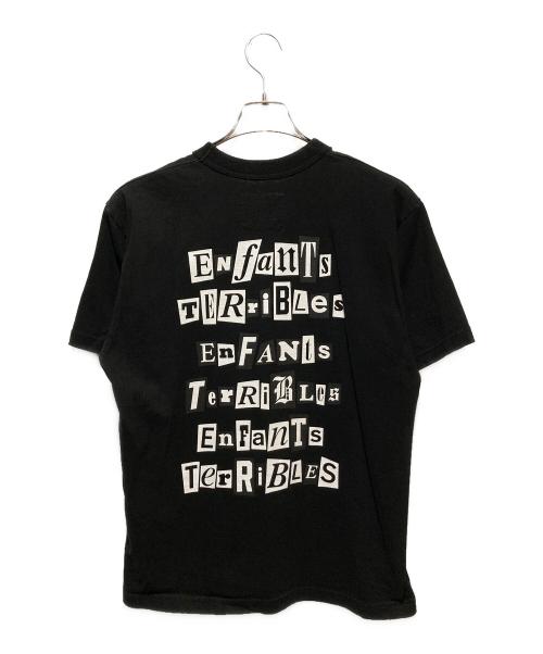 Jean Paul GAULTIER（ジャンポールゴルチェ）Jean Paul GAULTIER (ジャンポールゴルチェ) sacai (サカイ) 21AW ロゴプリントシャツ ブラック サイズ:2の古着・服飾アイテム