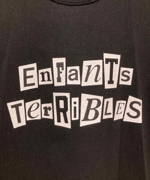 Jean Paul GAULTIER（ジャンポールゴルチェ）Jean Paul GAULTIER (ジャンポールゴルチェ) sacai (サカイ) 21AW ロゴプリントシャツ ブラック サイズ:2の古着・服飾アイテム