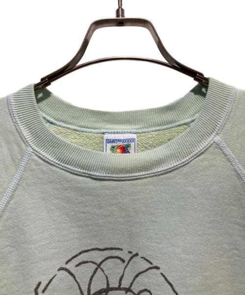 SAINT MICHAEL（セントマイケル）SAINT MICHAEL (セントマイケル) JESUS Sweat shirt ブルー サイズ:Lの古着・服飾アイテム