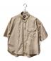 NANGA（ナンガ）の古着「スプリングストライプシャツ」｜ベージュ
