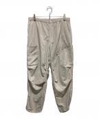 NANGAナンガ）の古着「NYLON TUSSER CARGO PANTS」｜アイボリー