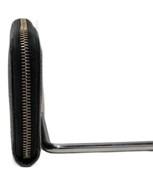 Maison Margiela（メゾンマルジェラ）Maison Margiela (メゾンマルジェラ) ラウンドファスナー長財布 ブラックの古着・服飾アイテム