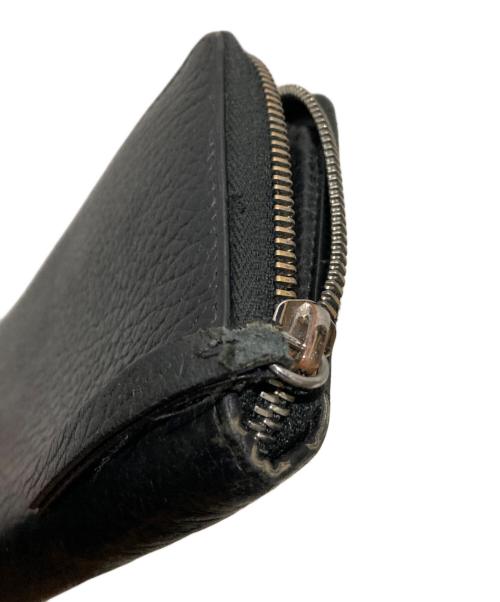 Maison Margiela（メゾンマルジェラ）Maison Margiela (メゾンマルジェラ) ラウンドファスナー長財布 ブラックの古着・服飾アイテム