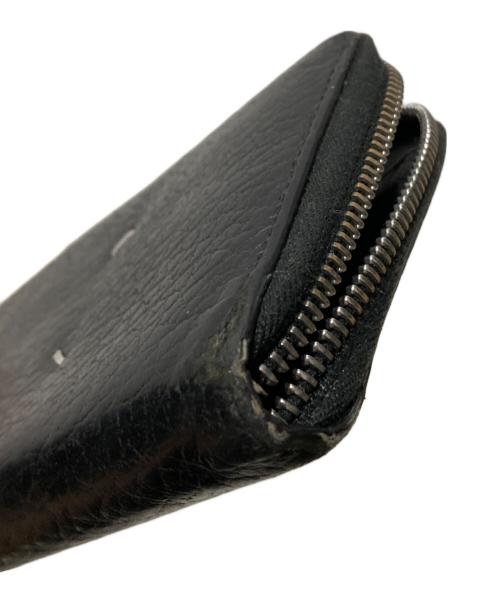 Maison Margiela（メゾンマルジェラ）Maison Margiela (メゾンマルジェラ) ラウンドファスナー長財布 ブラックの古着・服飾アイテム