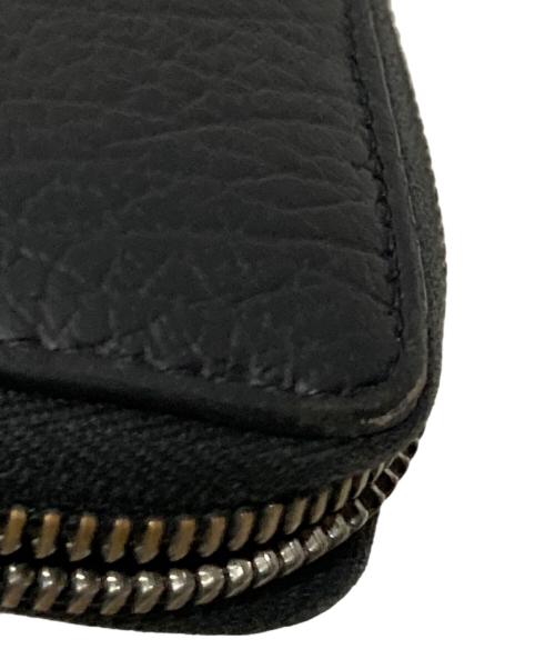 Maison Margiela（メゾンマルジェラ）Maison Margiela (メゾンマルジェラ) ラウンドファスナー長財布 ブラックの古着・服飾アイテム