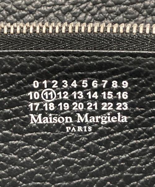 Maison Margiela（メゾンマルジェラ）Maison Margiela (メゾンマルジェラ) ラウンドファスナー長財布 ブラックの古着・服飾アイテム