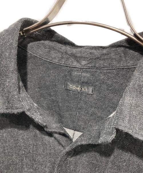 COMOLI（コモリ）COMOLI (コモリ) デニムコモリシャツ ブラック サイズ:3の古着・服飾アイテム