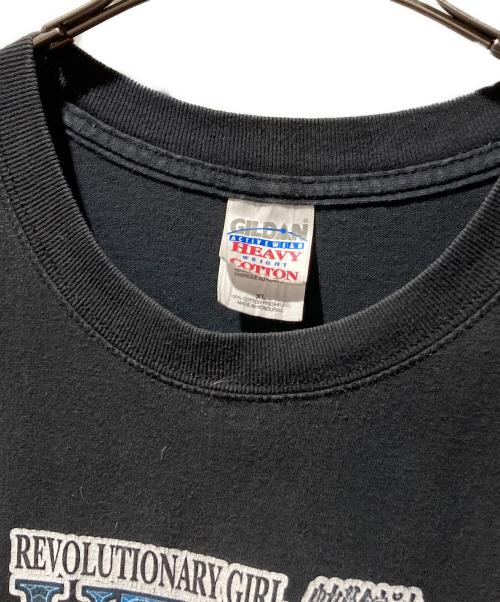 GILDAN（ギルダン）GILDAN (ギルダン) プリントTシャツ ホワイト×ブラック サイズ:XLの古着・服飾アイテム