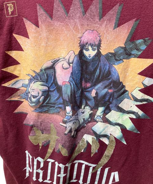Primitive（プリミティブ）PRIMITIVE (プリミティブ) プリントTシャツ ボルドー サイズ:Lの古着・服飾アイテム