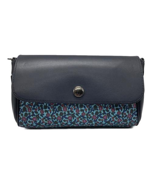 COACH（コーチ）COACH (コーチ) ランチフローラルリバーシブルクロスボディ ブルーの古着・服飾アイテム