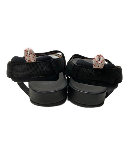 FENDI（フェンディ）FENDI (フェンディ) メッシュフラットバレエシューズ ブラック サイズ:37の古着・服飾アイテム