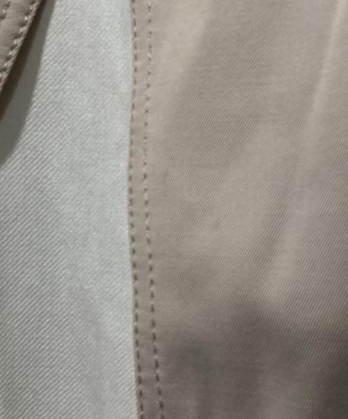 TOMORROW LAND（トゥモローランド）TOMORROW LAND (トゥモローランド) ウールギャバジン ガウンコート ベージュ サイズ:36の古着・服飾アイテム