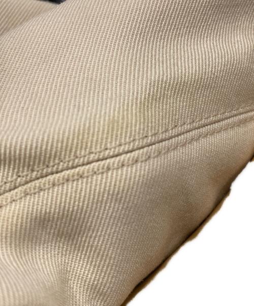 TOMORROW LAND（トゥモローランド）TOMORROW LAND (トゥモローランド) ウールギャバジン ガウンコート ベージュ サイズ:36の古着・服飾アイテム