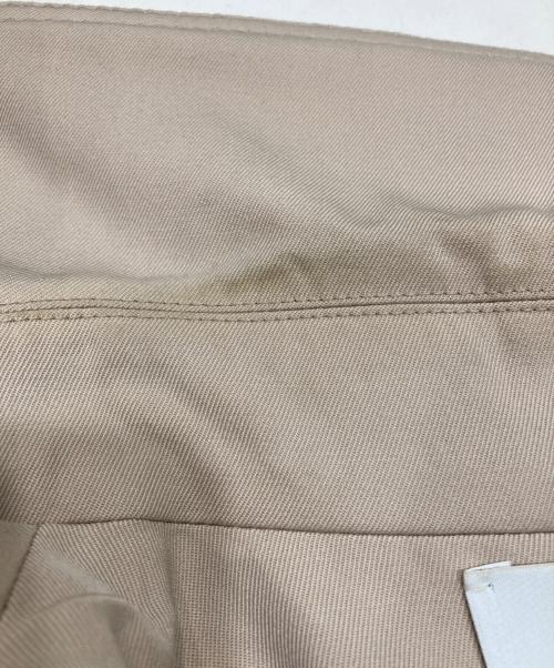 TOMORROW LAND（トゥモローランド）TOMORROW LAND (トゥモローランド) ウールギャバジン ガウンコート ベージュ サイズ:36の古着・服飾アイテム
