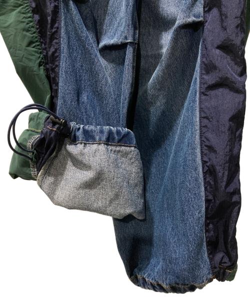 MAISON SPECIAL（メゾンスペシャル）MAISON SPECIAL (メゾンスペシャル) デニムトラックパンツ インディゴ サイズ:38の古着・服飾アイテム