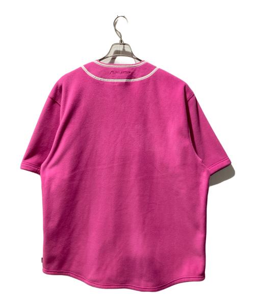 SUPREME（シュプリーム）SUPREME (シュプリーム) Polartec Baseball Jersey ショッキングピンク サイズ:XLの古着・服飾アイテム